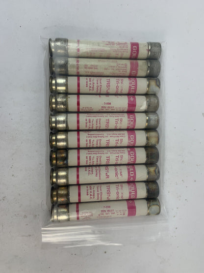 Gould Shawmut Tri-Onic TRS4/10R 4/10A 600VAC Fuse "Lot of 10"