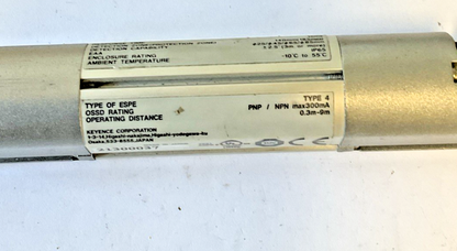 KEYENCE SL-C08H-R / SL-C08H-T  TRANSMITTER AND  RECIEVER 24VDC