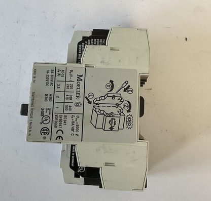 MOELLER PKZM0-6.3 MOTOR PROTECTOR SER.2 50-60HZ 400VAC