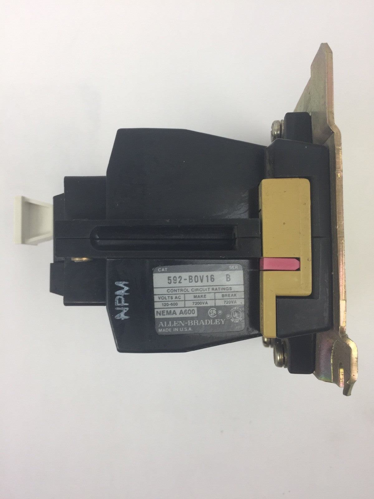 Allen Bradley 592-B0V16 Overload Relay SER B 120-600VAC