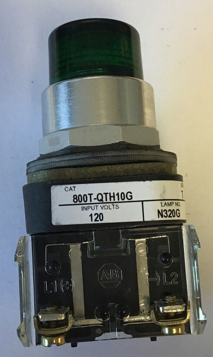 ALLEN BRADLEY 800TQTH10G GREEN PUSH BUTTON SER.T 120V