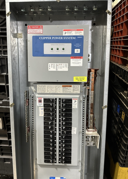Cutler Hammer PRL1A 150A 3PH Panelboard 120/208V 30 Space Main w/ Clipper System