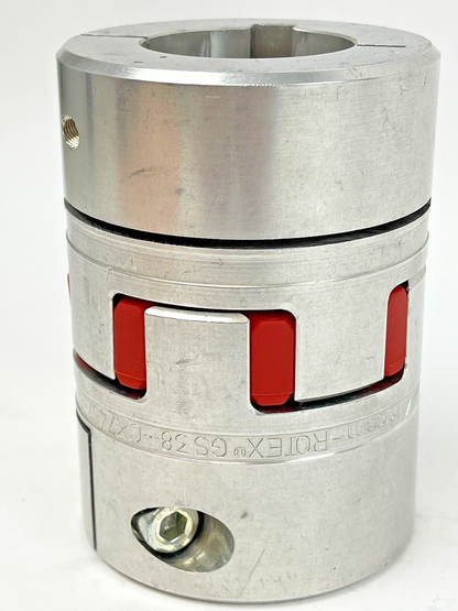 KTR ROTEX - GS38 1-3/4" BORE DUAL ALUMINUM HUB ASSEMBLY WITH - GS38 RED SPIDER