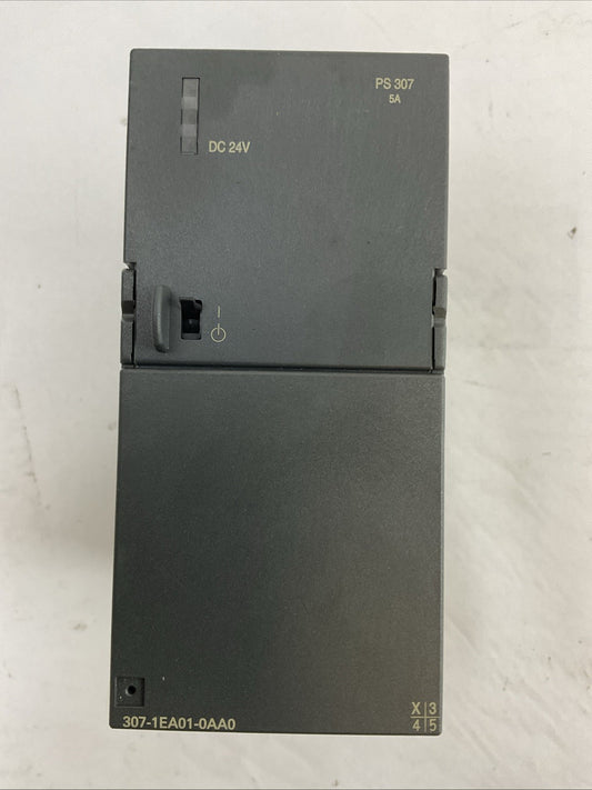 SIEMENS 1P 6ES7307-1EA01-0AA0 SIMATIC PS 307 POWER SUPPLY OUTPUT 24VDC 5A