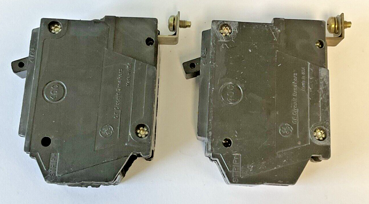 GENERAL ELECTRIC THHQB 30A &THHQB 15A CIRCUIT BREAKER 22KA***LOTOF2***