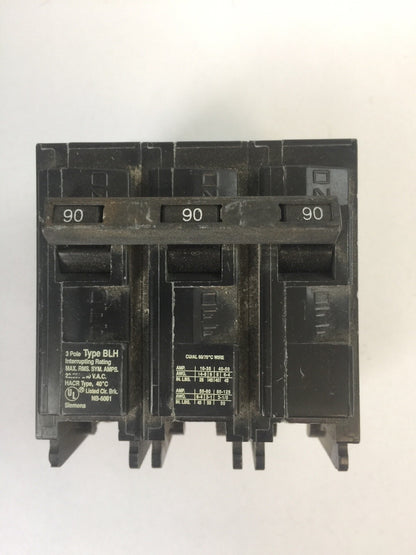 ITE SIEMENS B390H CIRCUIT BREAKER 90A 240VAC 3POLE TYPE BLH