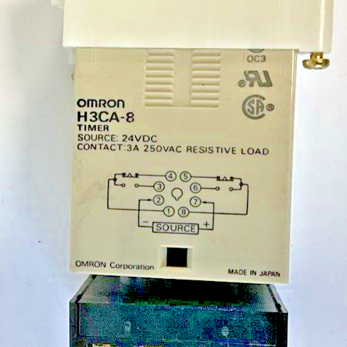 OMRON H3CA-8 TIMER 24VDC 3A 250VAC
