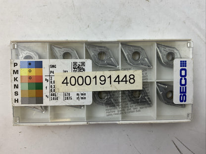 SECO DNMG150412-M3 TP1501 DNMG433-M3 CARBIDE INSERT (BOX OF 10)