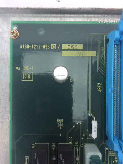 FANUC A16B-1212-0930/06B EMERGENCY STOP CONTROL BOARD WITH MOUNTING BRACKET