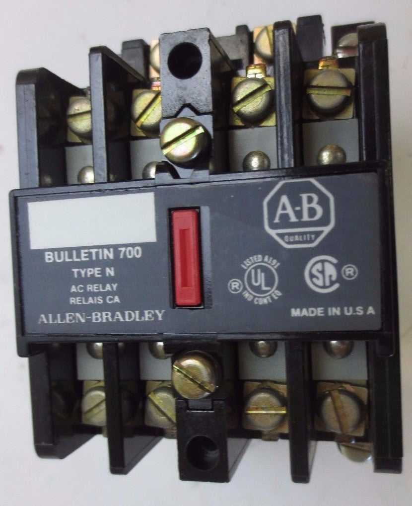 ALLEN-BRADLEY 700-N400A1 SER. C CONTROL RELAY110-120V/ 5-60Hz -