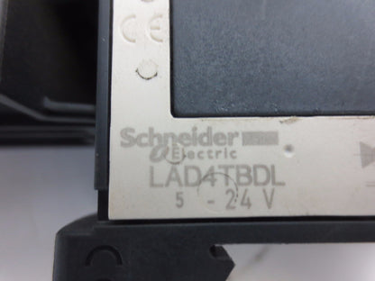 SCHNEIDER / TELEMECANIQUE LAD4TBDL + LC1D09 + LRD 07 CONTACTOR + RELAY + COIL