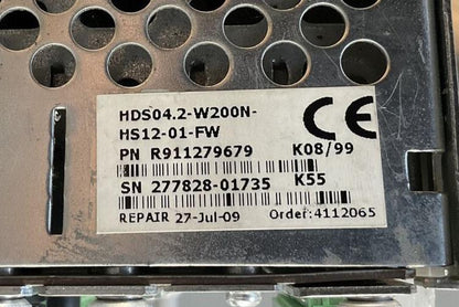 INDRAMAT HDS04.2-W200N-HS12-01-FW SERVO DRIVE HSM01.1-FW DAE02.1 DAG01.2 DSS02.1