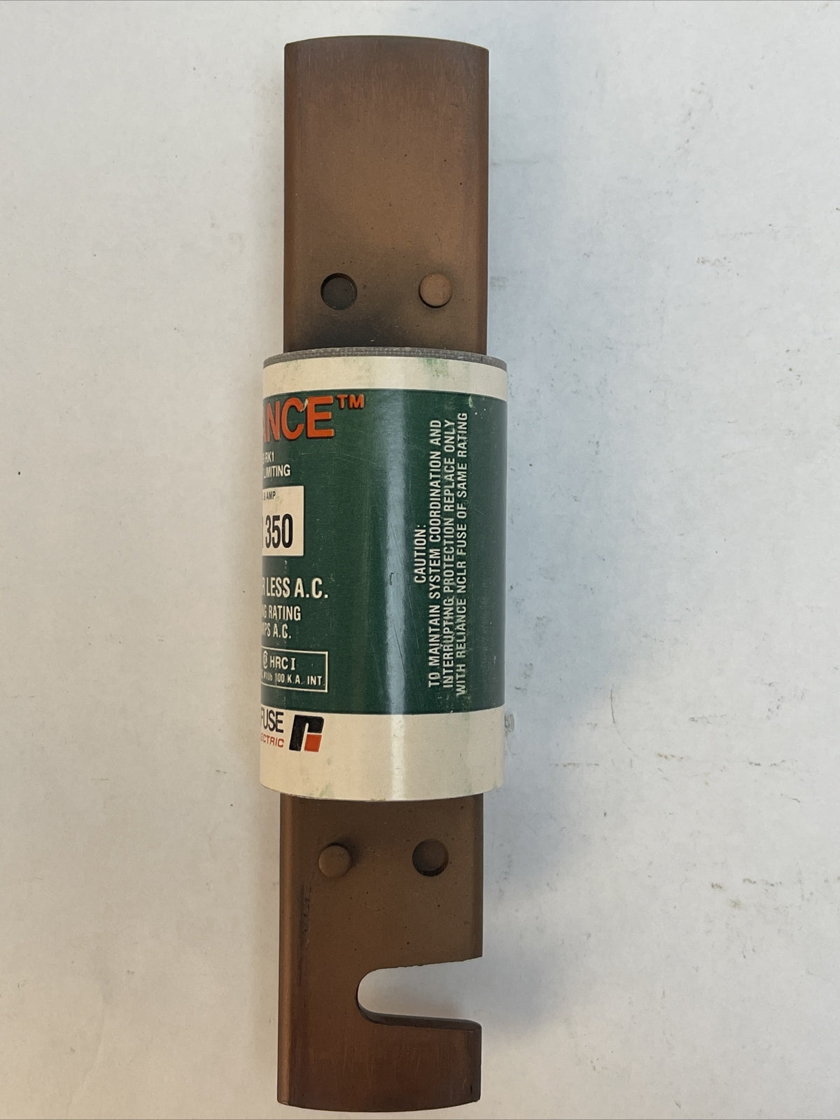 RELIANCE NCLR350 CURRENT LIMITINF CLASS RK1 FUSE 350AMP 250VAC