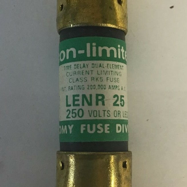ECONOMY LENR 25 FUSE CLASS RK5 ECON-LIMITER 250VAC 25A ***LOTOF10***