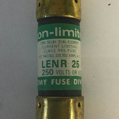 ECONOMY LENR 25 FUSE CLASS RK5 ECON-LIMITER 250VAC 25A ***LOTOF10***