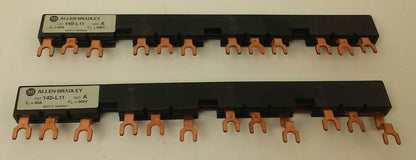 ALLEN BRADLEY 140-L11 THREE PHASE BUSSBAR TERMINAL LINK, 65A, 660V (LOT OF 2)