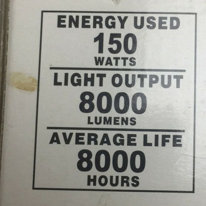 LONGSTAR FE-IIIB-150W COMPACT FLUORESCENT LAMP 150W E39 5000K 120V 60HZ 1900mA