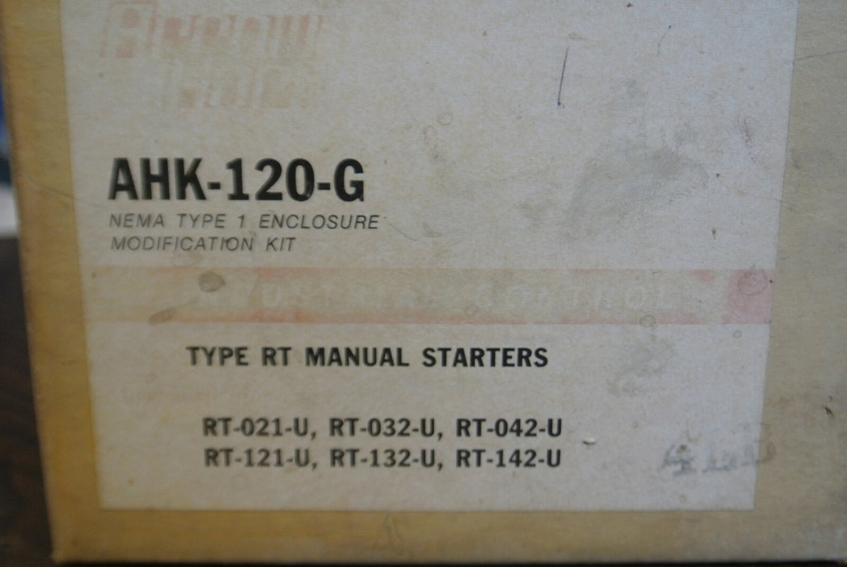 ARROW-HART AHK-120-G NEMA TYPE 1 ENCLOSURE for STARTERS / NEW SURPLUS
