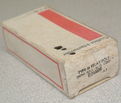 CUTLER-HAMMER TYPE M RELAY POLE CONTACT / FRONT POLE / 1 N.O. / NEW SURPLUS