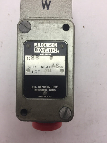 R.B. DENISON LOXSWITCH C2BW LIMIT SWITCH