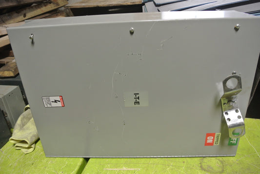 SIEMENS BDFW400 WELDER BUS PLUG w/ JXD63S400A BREAKER 600V, 400A, 3-PHASE, 3WIRE