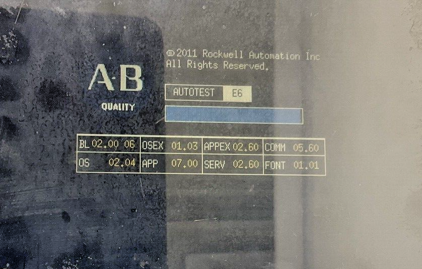 ALLEN BRADLEY 2711P-RDT10C 2711P-RP8D TOUCH SCREEN PANEL 24VDC