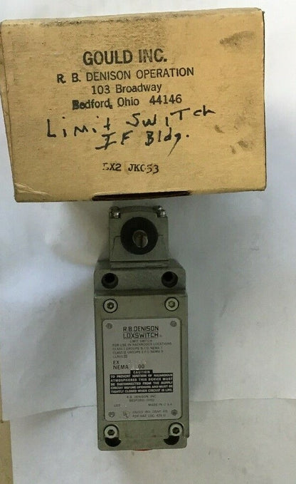 GOULD EX2 JK053 R.B.DENISON LOXSWITCH NEMA A600
