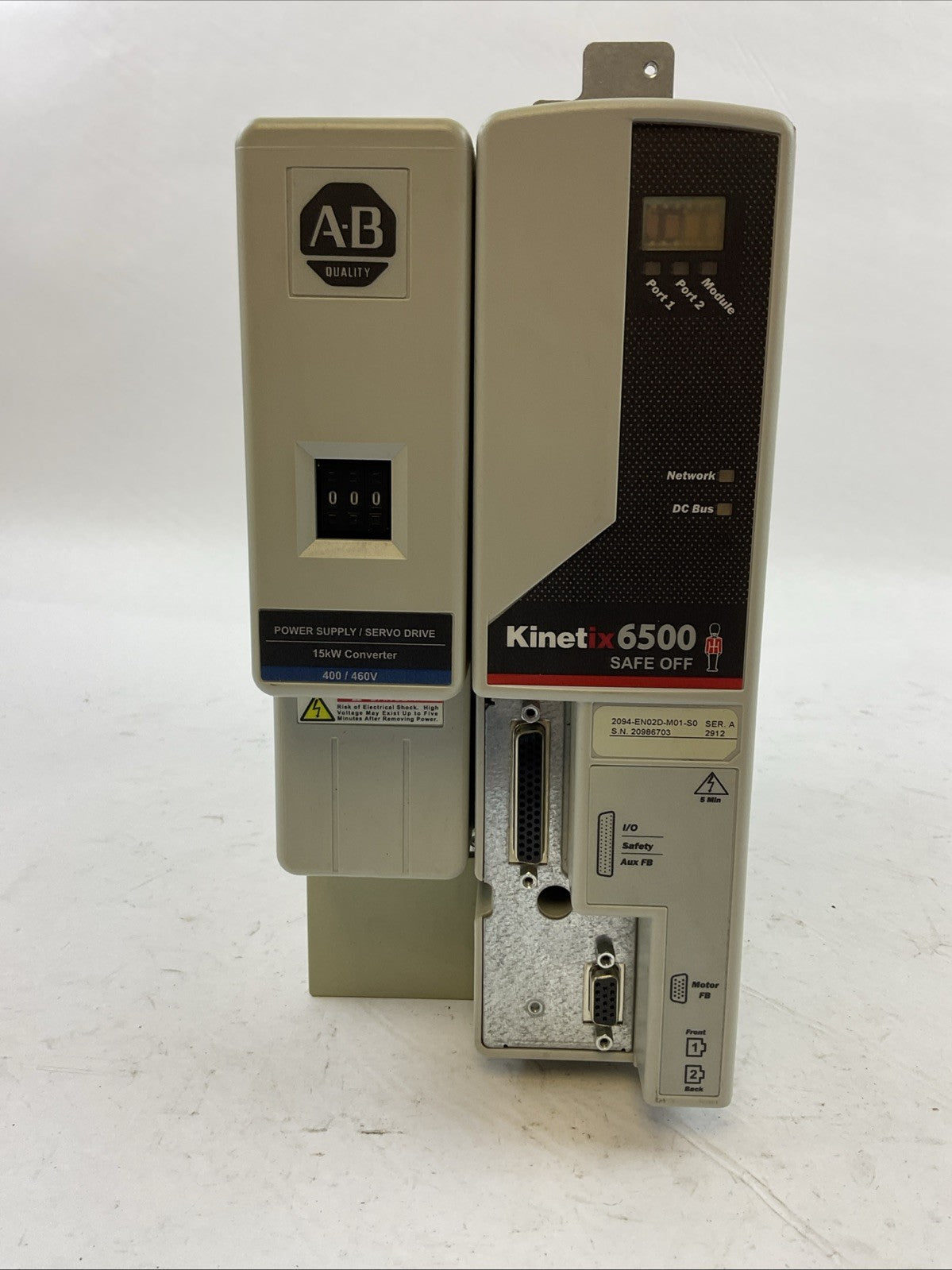 ALLEN BRADLEY 2094-BC02-M02-M INTERGRATED AXIS POWER MODULE 2094-EN02D-M01-S0