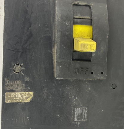 SQUARE D IK34150 CIRCUIT BREAKER 150A 480VAC 3POLE