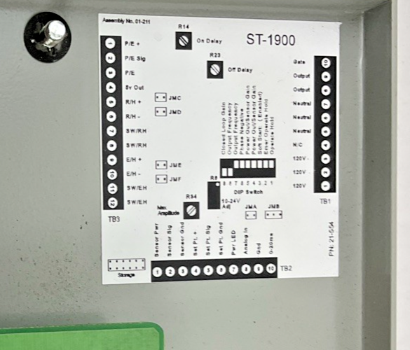 TS ENGINEERING SS-1051-3-BC SMART SYSTEM CONTROL 120V 50/60HZ VIBRATORY CONTROL