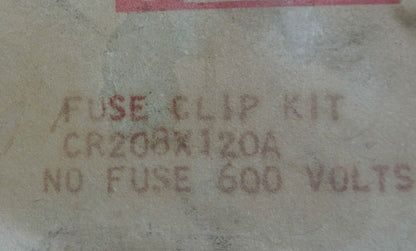 GE / GENERAL ELECTRIC CR208X120A FUSE CLIP KIT - 600V - NO FUSE - NEW SURPLUS