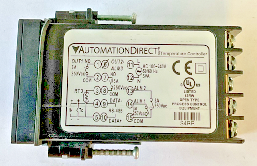AUTOMATION DIRECT SL4848-RR TEMPERTAURE CONTROLLER 240V 50/60HZ 5VA V1.60