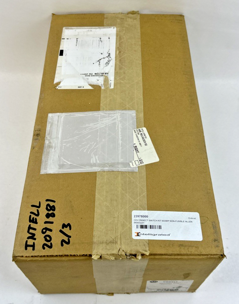 ALLEN BRADLEY 1494U-N60-CR-M NON-FUSIBLE DISCONNECT SWITCH SER.1 600V 60A