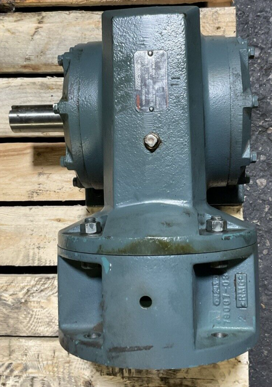 DODGE 180WM28A13 GEAR REDUCER RATIO 12.7 INPUT RPM 1750 OUTPUT RPM 138 INPUT 5HP