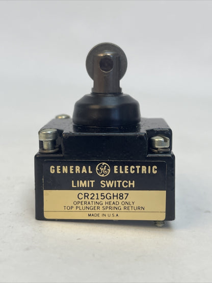 GE CR215GH87 TOP ROLLER PLUNGER HEAD ONLY WITH VITON SEALS FOR PLUG IN LIMIT SWI