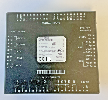 UNITRONICS V200-18-E2B LOGIC CONTROLLER 24VDC