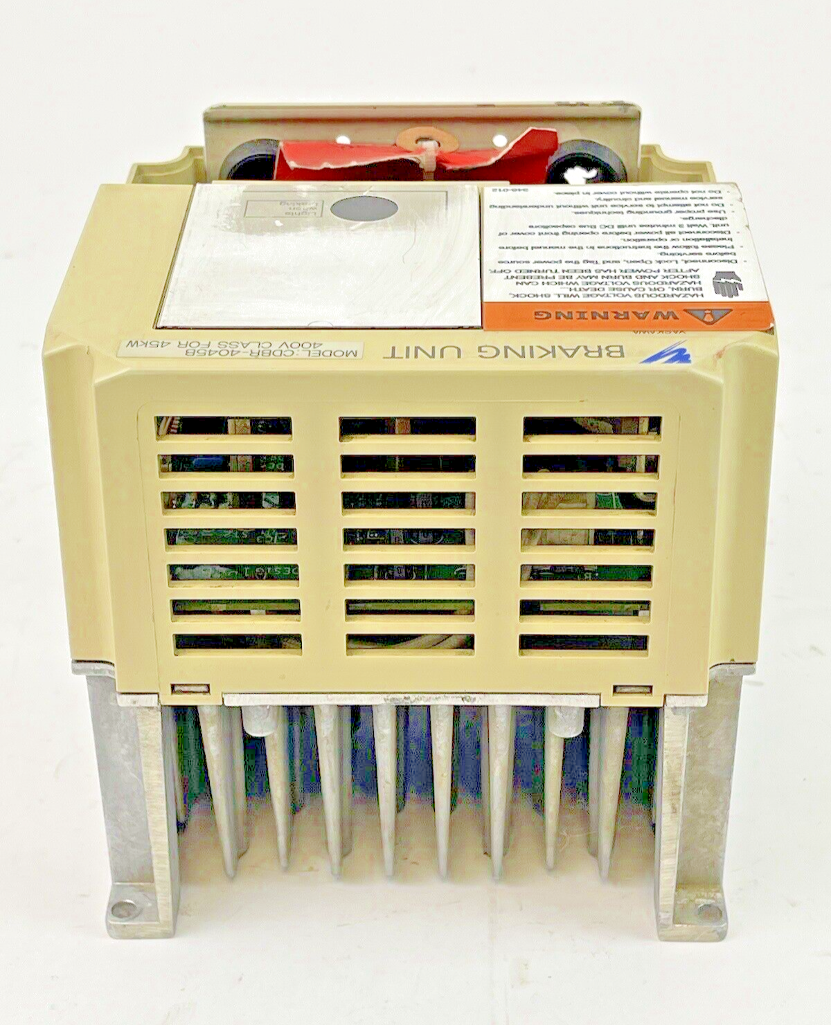 YASKAWA - CDBR-4045B - BRAKING UNIT - 400V CLASS FOR 45KW - INPUT: DC 510-660V