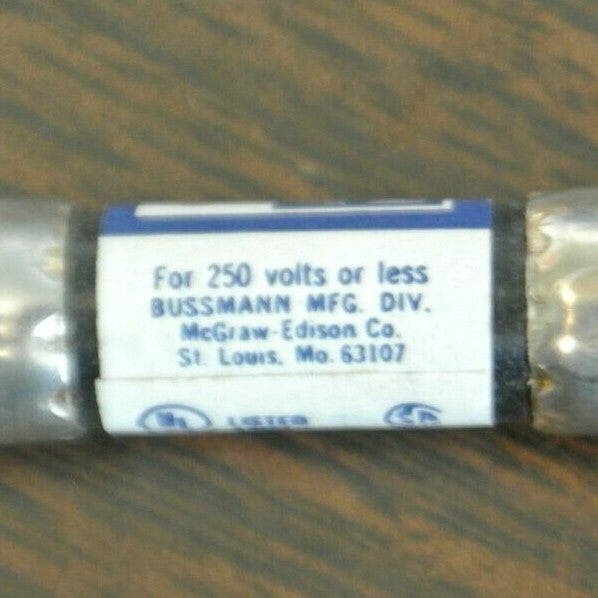 BOX of 10 / BUSS FNA-1/10 DUAL-ELEMENT MIDGET FUSE / 1/10A / 250V / NEW SURPLUS