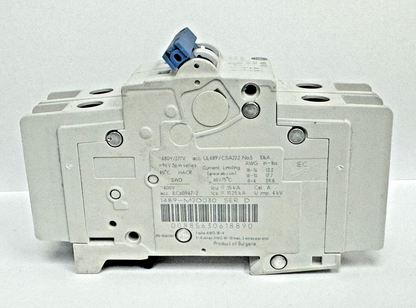 ALLEN-BRADLEY - 1489-M2D030 SER. D - CIRCUIT BREAKER - 2 P, 3 A, 277 V
