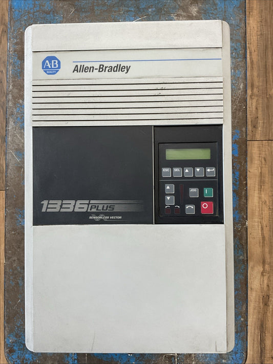 ALLEN BRADLEY 1336S-B025-AN-EN4 SER D 1336 PLUS SENSORLESS VECTOR DRIVE