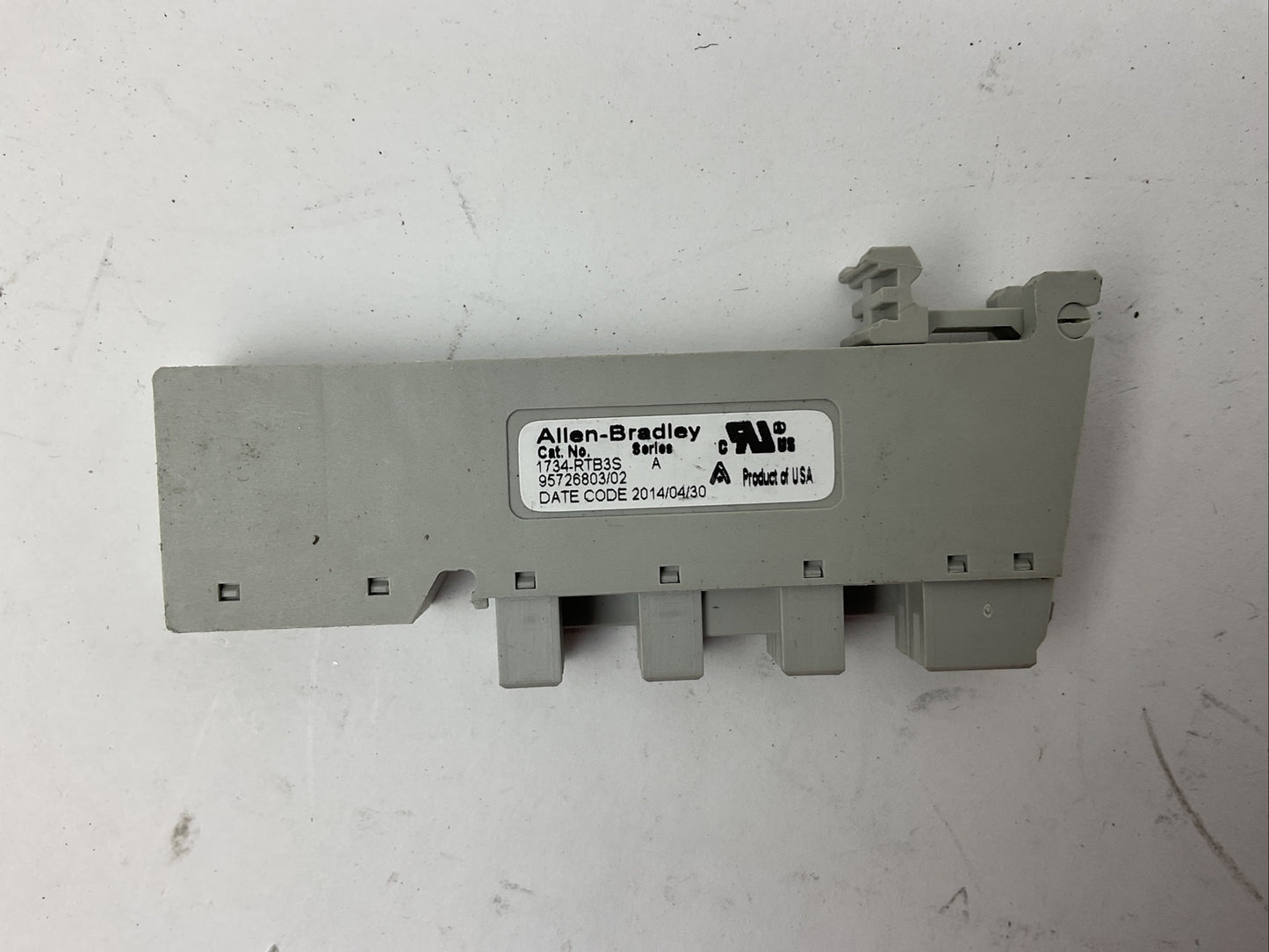ALLEN BRADLEY 1734-RTB3S SER A TERMINAL BLOCK (LOT OF 8)