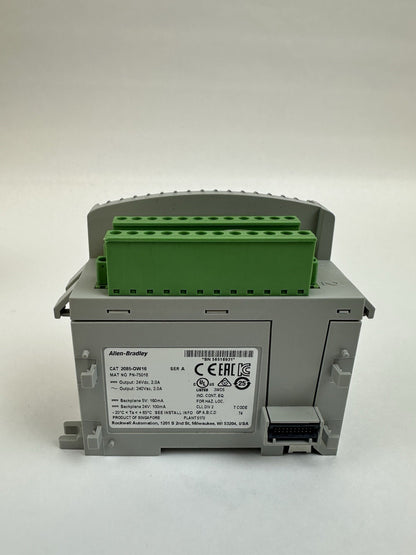 ALLEN BRADLEY 2085-OW16 MICRO800 16PT RELAY OUTPUT MODULE SERIES A