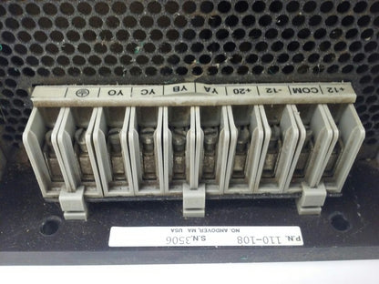 MODICON/ AEG 110-108 MODEL PLS4 POWER SUPPLY, REV W4