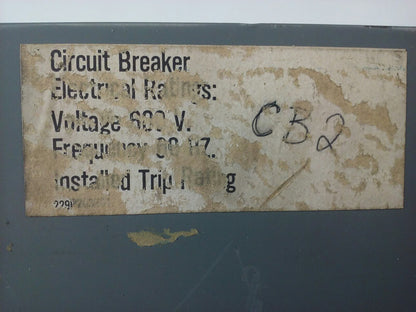 WESTINGHOUSE PC32000 MOTOR OPERATER 5661D52G01 TYPE PB-PC 120V 2A2B AUX SW