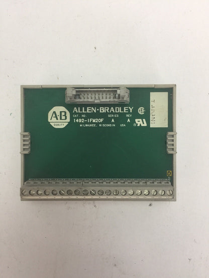 ALLEN BRADLEY 1492-IFM20F INTERFACE MODULE SER A REV A