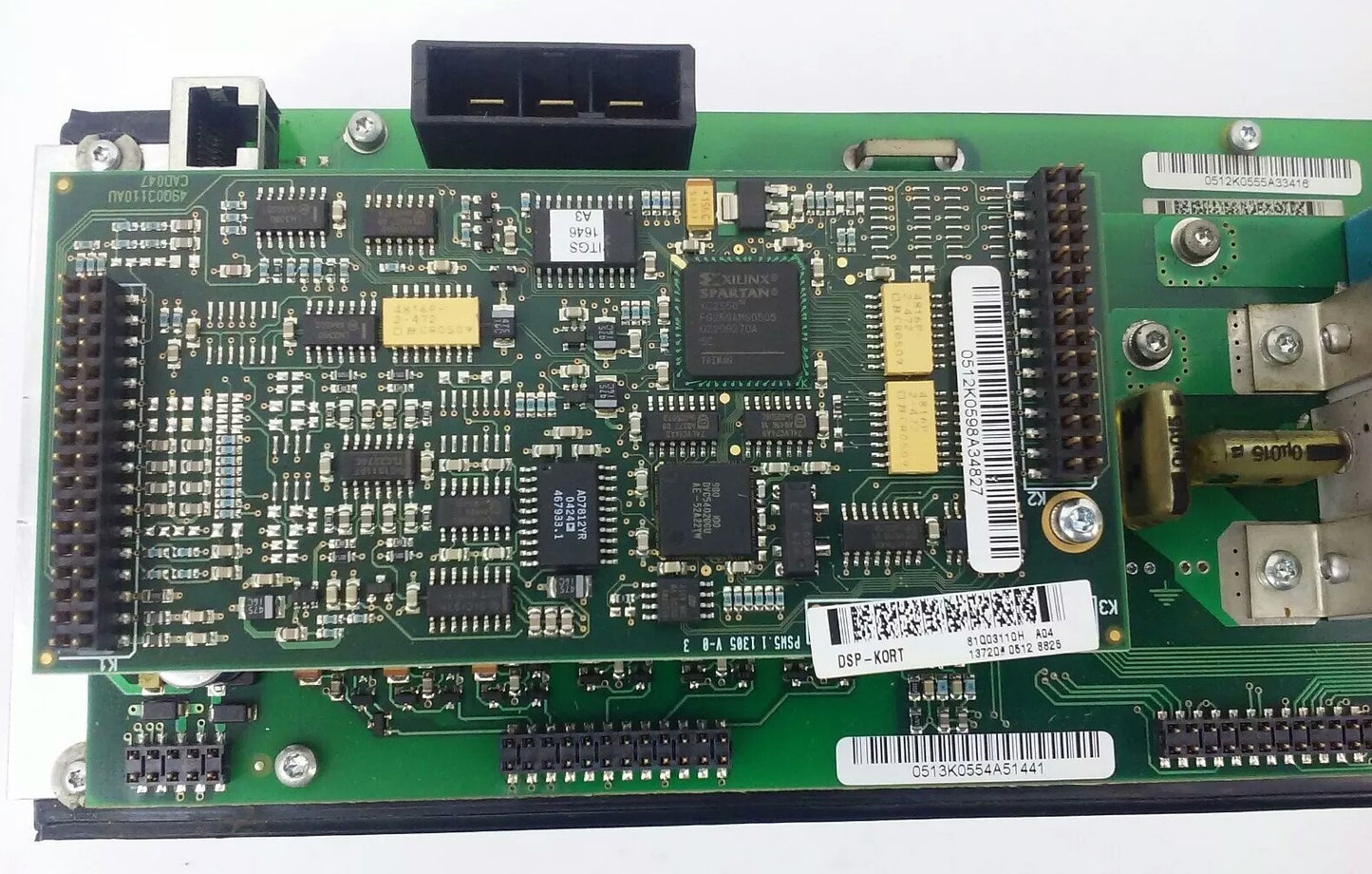 ABB INMOTION 3HAB8101-18/09A SERVO DRIVE DSQC546A, COVER W/ SCREWS ARE BROKE