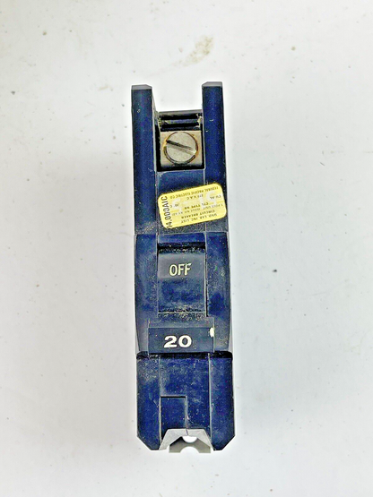 FEDERAL PACIFIC *BOX OF 10* CTL TYPE NBH 20A, 1 POLE CIRCUIT BREAKERS