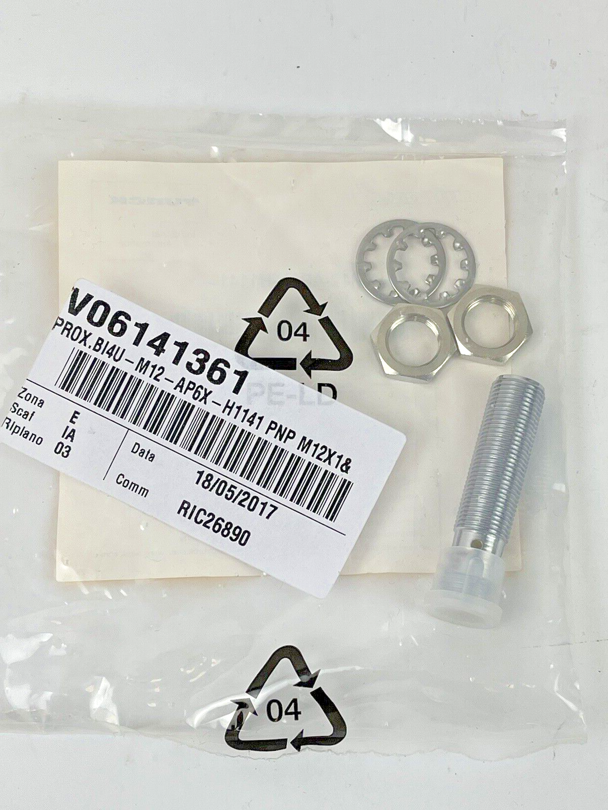 TURCK - BI4U-M12-AP6X-H1141 - PROXIMITY SWITCH SENSOR - 1634804