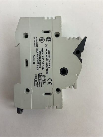 ALLEN BRADLEY 1492-FB1C30-L FUSE HOLDER 30A 600V CLASS CC ONLY (LOT OF 6)