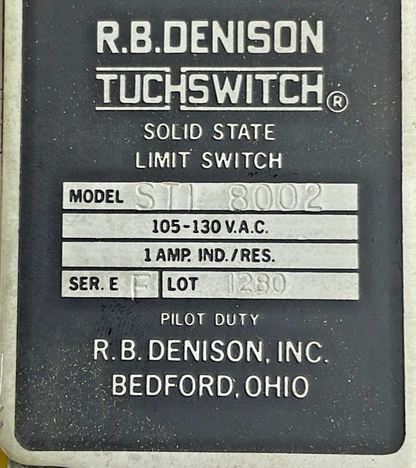 R.B DENISON STI 8002 SOLID STATE LIMIT SWITCH